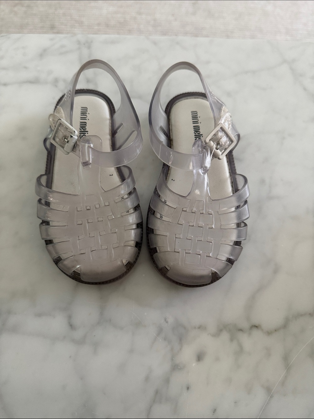 Mini Melissa Kids Clear Jelly Sandals